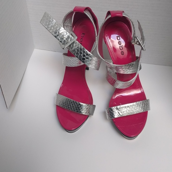 👠 High heels sandals by Bebe👠👠👠👠🍀🍀🍀